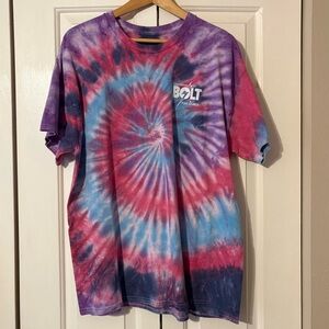 Lightning Bolt A PURE SOURCE Tie-Dye T-Shirt - men’s XL